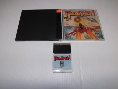 Raiden - WORN COMPLETE - Turbo Grafx 16 - FAST SHIPPING! 218a