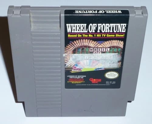 Wheel of Fortune (Nintendo NES Authentic Game) Cleaned Tested Working