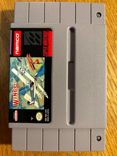 Wings 2 Aces High Nintendo SNES Authentic Original