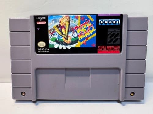 Dennis The Menace (Super Nintendo SNES, 1993) Authentic. Working.