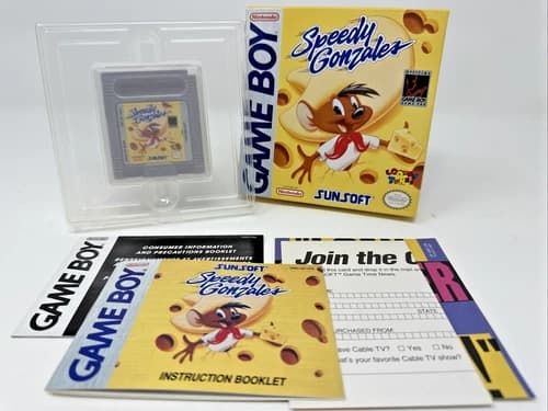 Speedy Gonzales Nintendo Game Boy 1993 CIB Complete w/ Box Manual Insert Tested
