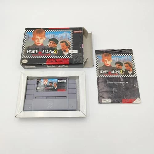 Super Nintendo Home Alone 2 Lost in New York SNES CIB with Manual