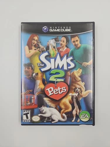 The Sims 2 Pets Nintendo GameCube Complete CIB