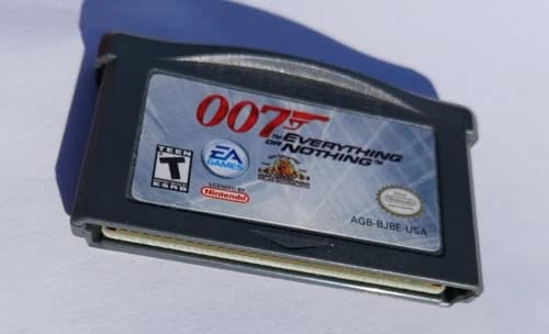 007: Everything Or Nothing (Game Boy Advance GBA) Authentic US Version Cart
