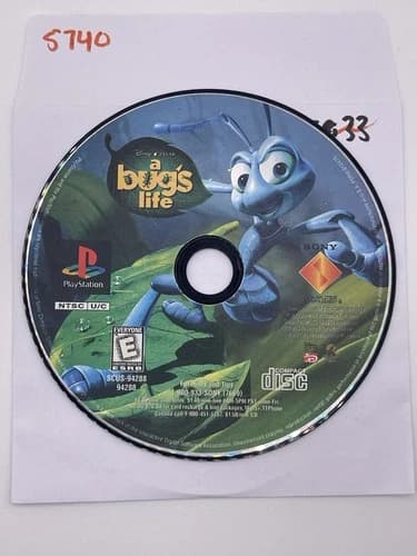 A Bug's Life - Sony PS1 Playstation 1 Disc Only - No Tracking 5740