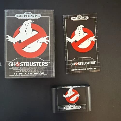 Ghostbusters (Sega Genesis, 1990) cib complete