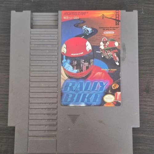 Rally Bike (Nintendo Entertainment System NES, 1990) Loose Cart Cartridge Only