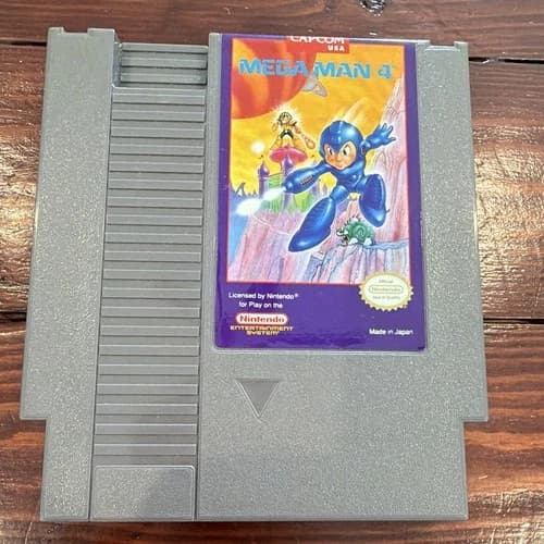 Mega Man 4 Mega Man Series NES cartridge only Tested and Working