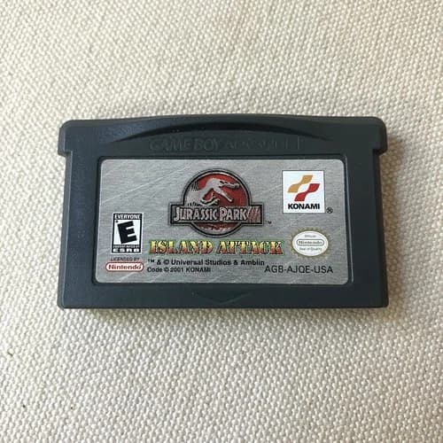 Jurassic Park III: Island Attack GBA Game Boy Advance - Authentic Tested