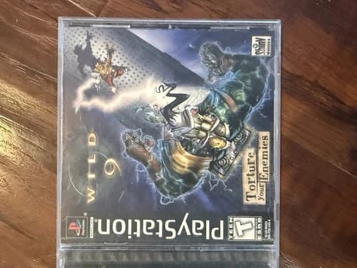 PS1 PLAYSTATION 1 WILD 9 NINE GAME COMPLETE CIB