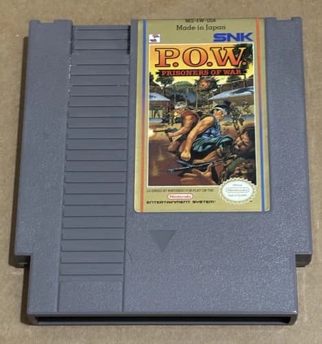 Nintendo NES P.O.W. Prisoners of War (Cleaned, Tested & Working)