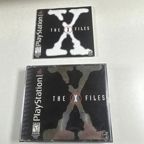 The X-Files (Sony PlayStation 1 PS1, 1999) Complete W/ Registration card 4 discs