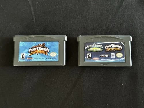 GameBoy Advance Power Rangers Ninja Storm And Time Force Ninja Thunder Dual Pack