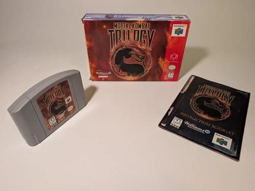 Mortal Kombat Trilogy -Nintendo 64 N64 - CIB - Authentic, Tested, Works
