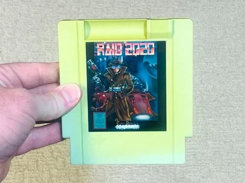 Raid 2020 - Nintendo NES Cartridge - Authentic Tested - Game