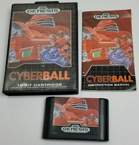 CYBERBALL - SEGA GENESIS GAME CIB COMPLETE IN BOX 16-BIT GAME