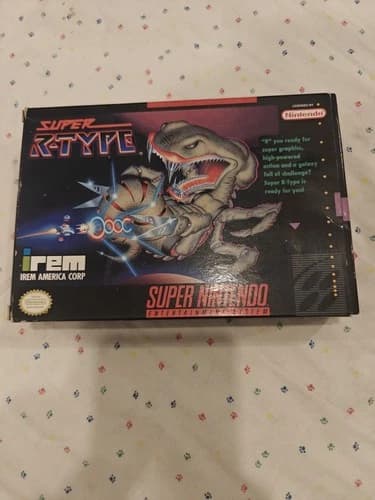 Super R-Type for Super Nintendo SNES Complete In Box CIB Good Shape