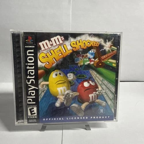 Sony Playstation 1 PS1 M&M's Shell Shocked CIB Game Cleaned & Tested