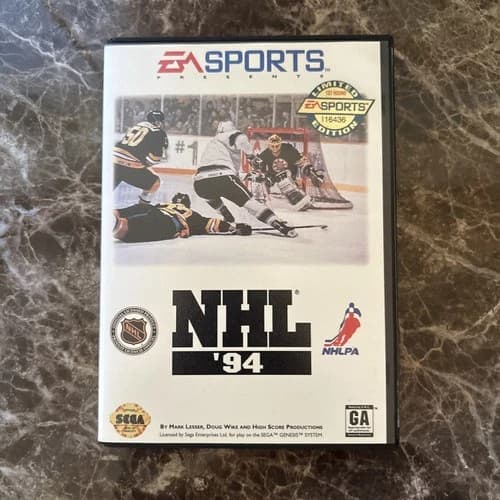 NHL '94 Sega Genesis With Manual CIB