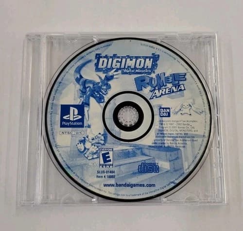 Digimon Rumble Arena PS1 Playstation 1 Disc Only Tested -- S2G --