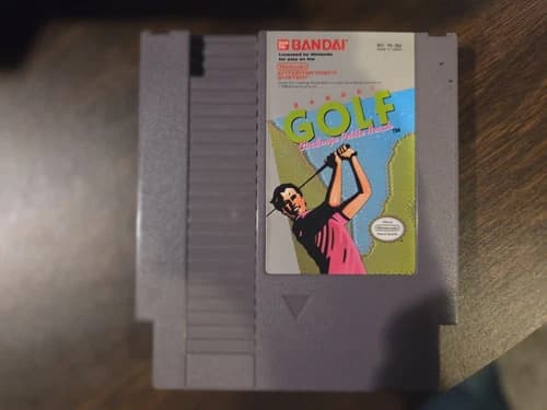 Bandai Golf: Challenge Pebble Beach (Nintendo Entertainment System, 1989) NES
