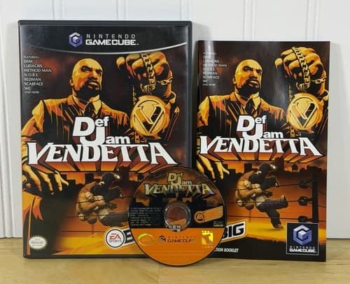 Def Jam Vendetta (Nintendo GameCube, 2003) - CIB Complete W/ Manual Tested!