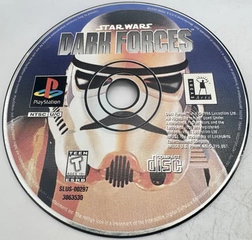 Star Wars Dark Forces PlayStation 1 1997 PS1 disc only tested *NO TRACKING*