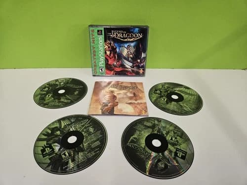 The Legend of dragoon (PS1 PlayStation 1)works Complete CIB🔥