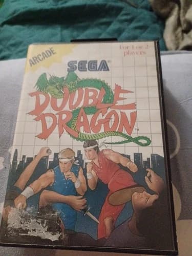 Sega Double Dragon Master System 1988 Cib