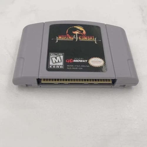 Mortal Kombat 4 Nintendo 64 N64 Classic Fighting Game Cartridge USA Version