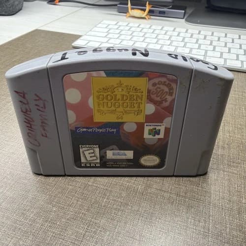 Golden Nugget 64 (Nintendo 64, 1998) N64 - Cartridge Only - Tested, Authentic