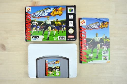 N64 - International Superstar Soccer 64 - (CIB, with manual)