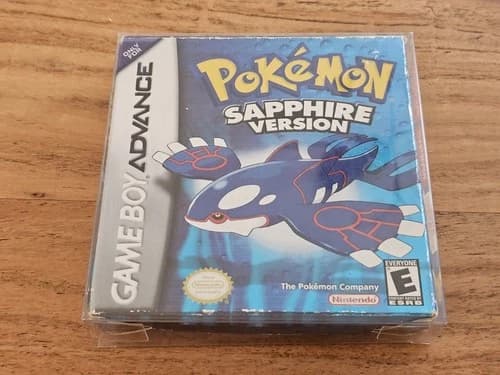Pokemon Sapphire Version Authentic Nintendo Game Boy Advance Complete In Box Cib