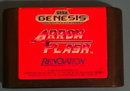 Arrow Flash (Sega Genesis, 1990) Cartridge Only Tested