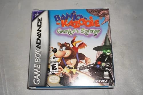 Banjo Kazooie Grunty's Revenge (Gameboy Advance GBA) Complete CIB Authentic