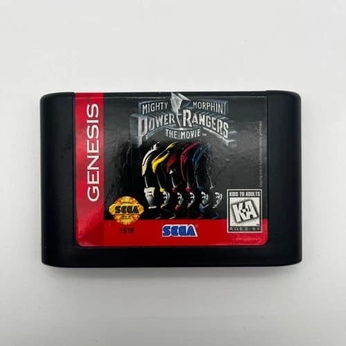 Mighty Morphin Power Rangers The Movie Genesis Authentic Tested Cartridge Only