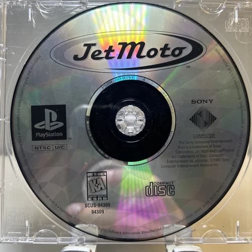 Jet Moto PS1 Playstation 1 - Disc Only Cleaned Tested & Working