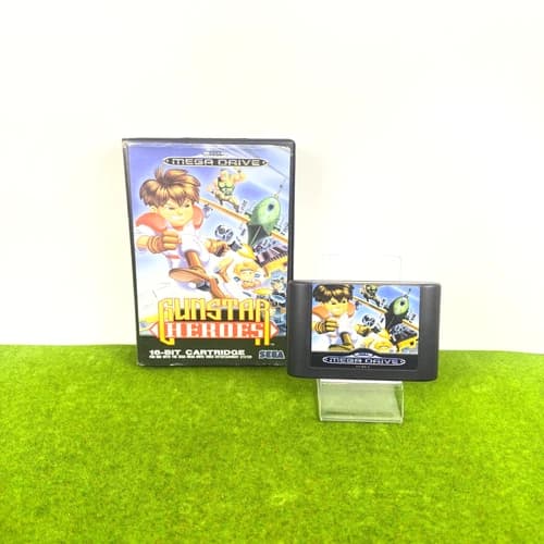 GUNSTAR HEROES SEGA MEGA DRIVE MULTILINGUAL GAME (ITA)💎 RARE GREAT -TESTED🎁