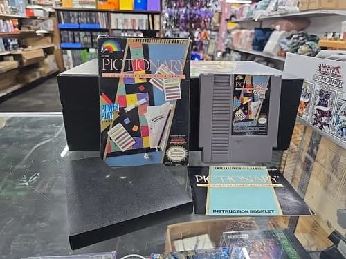 Pictionary (Nintendo System, 1990) NES Authentic CIB Complete w/ Manual