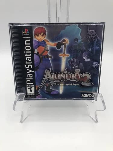 Alundra 2 (Sony Playstation 1, 2000) PS1 CIB Complete w/ Manual Reg Card Tested