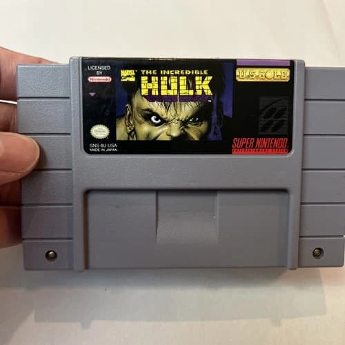 The Incredible Hulk (Super Nintendo, 1994) SNES Cartridge Only Tested Working