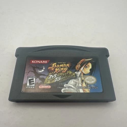 Shaman King Master of Spirits Nintendo Game Boy Advance 2004 Excellent KONAMI