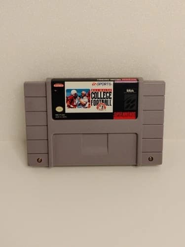 Bill Walsh College Football (Super Nintendo SNES, 1994) Authentic Cartridge Only