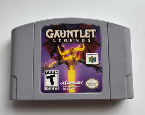 Gauntlet Legends (Nintendo 64, 1999) Authentic N64 Game Cartridge Tested Working