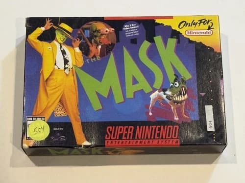 The Mask (Super Nintendo) 1995 SNES CIB Complete W Manual - Tested