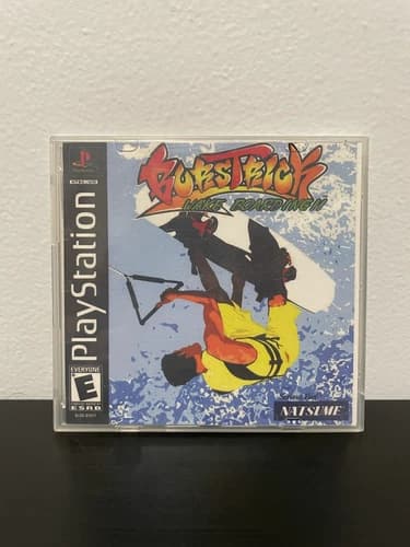 BursTrick Wake Boarding PS1 PlayStation 1 Video Game Y2K Retro 2000
