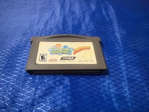 SpongeBob SquarePants: SuperSponge (Nintendo Game Boy Advance, 2001) tested