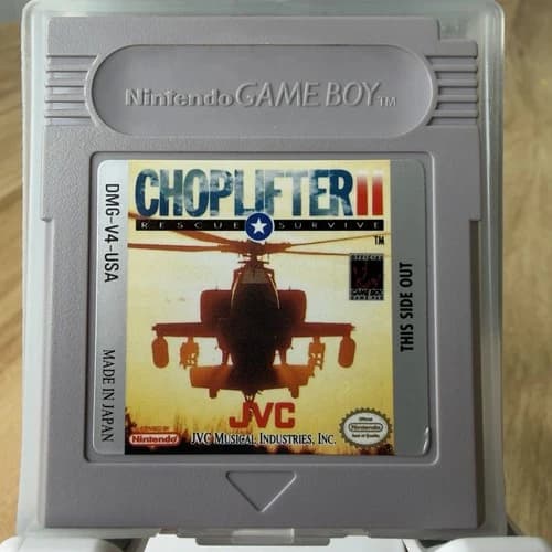 Choplifter II 2 (Nintendo Game Boy, 1991) Authentic - Tested/Working