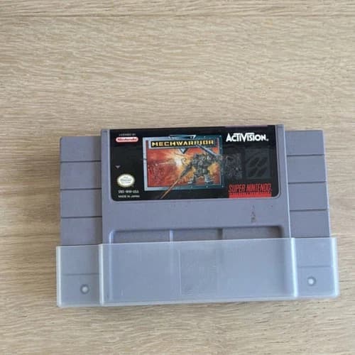 Activision MechWarrior Super Nintendo SNES 1992 Simulation Game Cartridge