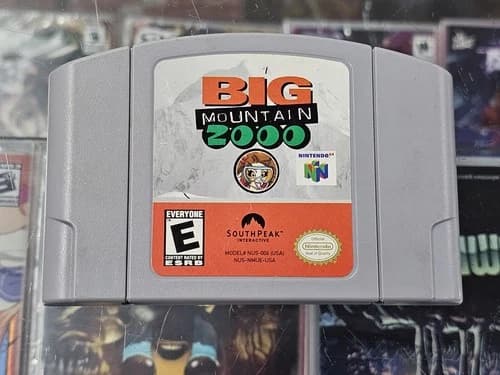 Big Mountain 2000 Nintendo 64 N64 Authentic Cleaned Tested Very Rare HTF Retro